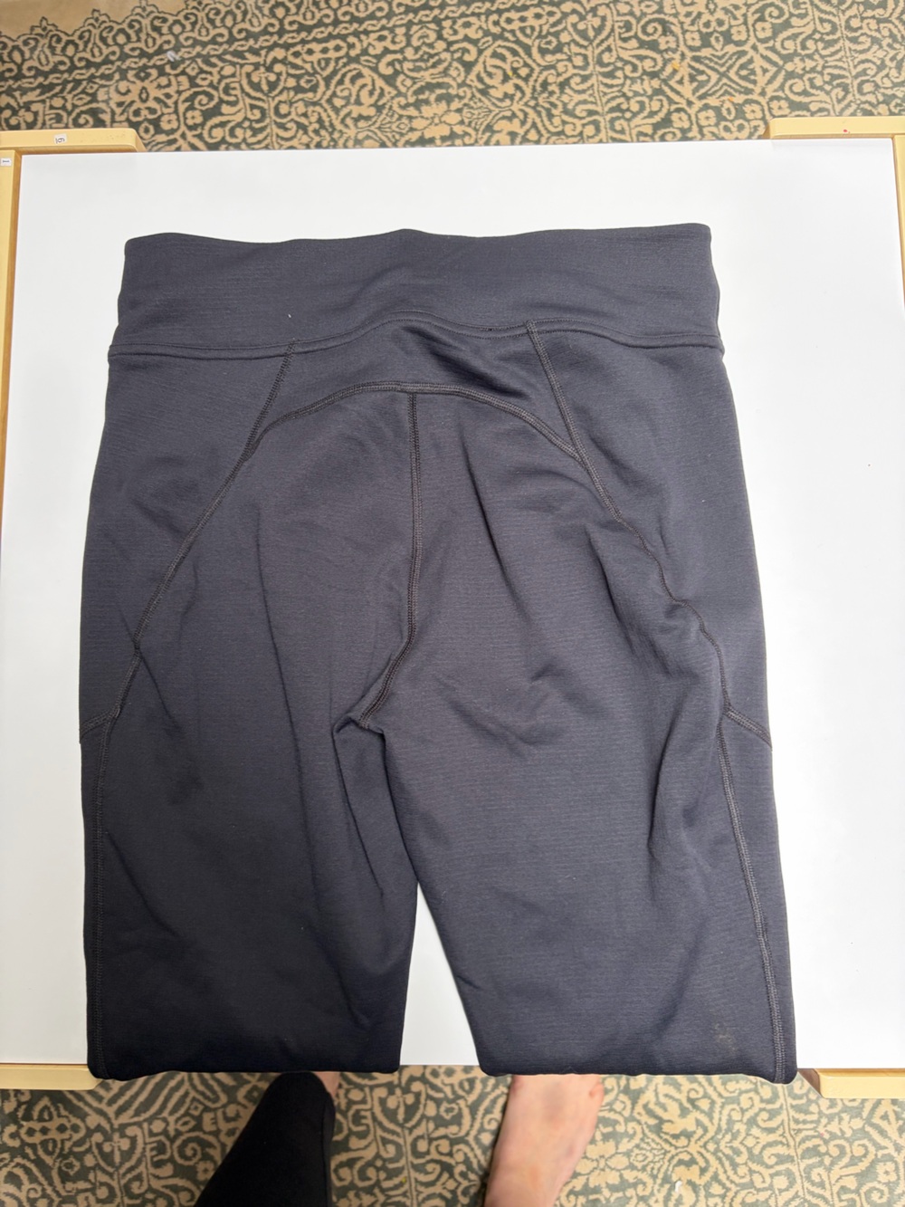 L.L.Bean Women’s Fleece-Lined Base Layer Leggings Navy Medium Regular